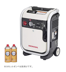 HONDA製　EU9iGB（カセットボンベで発電）